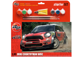 Сборная модель 1/32 автомобиль Mini Countryman WRC Стартовый набор Аирфикс A55304A