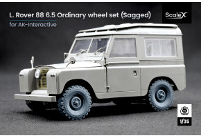 Набір коліс (з деформацією) для Land Rover 88 6.5 від AK-Interactive ScaleX WM 35020S