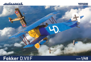 Збірна модель 1/48 Біплан Fokker D.VIIF Weekend Edition Eduard 8483