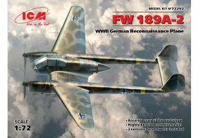 Збірна модель 1/72 Літак Focke-Wulf FW 189A-2 ICM 72292