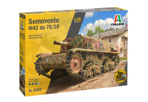 Збірна модель 1/35 Самохідна гармата М42 75/18 Italeri 6569