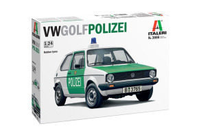 Збірна модель 1/24 Автомобіль Volkswagen Golf (поліція) Italeri 3666