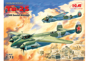 Збірна модель 1/72 Літак Ту-2С ICM 72031