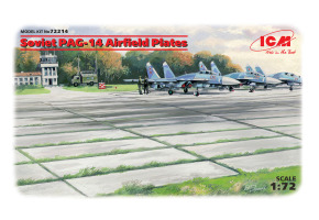 Збірна модель 1/72 Радянські аеродромні плити ПАГ-14 (32 шт.) ICM 72214