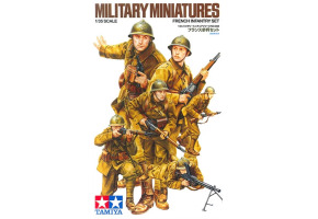 Сборная модель 1/35 Фигуры Набор французской пехоты (6 фигурок) Tamiya 35288