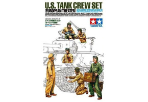 Сборная модель 1/35 Фигуры Набор «Американский танковый экипаж» — Европейский театр военных действий