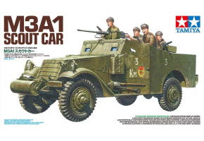 Сборная модель 1/35 Разведывательный автомобиль M3A1 Tamiya 35363