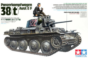 Сборная модель 1/35 Немецкий танк Pz.Kpfw.38(t) Ausf. E/F Tamiya 35369