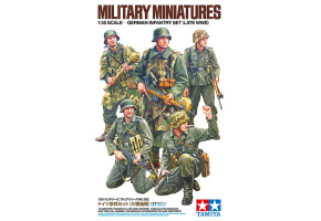 Сборная модель 1/35 Фигуры Набор немецкой пехоты (конец второй мировой войны) Tamiya 35382