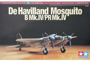 Сборная модель 1/72 Самолет De Havilland Mosquito B Mk.IV/PR Mk.IV Tamiya 60753