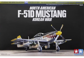 Сборная модель 1/72 Самолет Североамериканский истребитель F-51D Mustang времен Корейской войны
