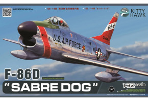 Scale model 1/32 Airplane F-86D Sabre Dog Zimi 32007