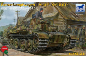 Збірна модель 1/35 німецький легкий танк Pz.Kpfw.I Ausf.F (VK18.01) Bronco 35143