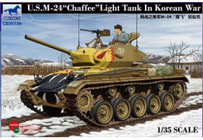 Сборная модель американского танка  "US Light Tank ‘Chaffee’ In Korean War"