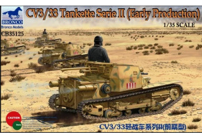 Збірна модель 1/35 CV3/33 Tankette Serie I (Early Production) Bronco 35125