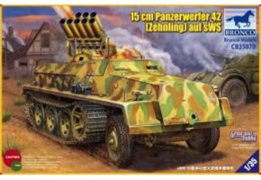 Сборная модель немецкой самоходной полугусеничной машины Panzerwerfer 42 (Zehnling) auf sWS