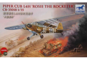 Збірна модель літака Piper Cub L4H Rosie The Rocketeer