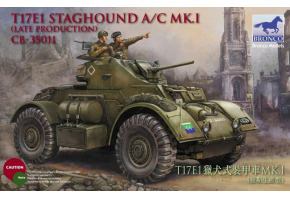 Збірна модель 1/35 бронеавтомобіль T17E1 Staghound A/C Mk. I (Пізнє виробництво) Bronco 35011