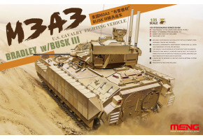 Збірна модель 1/35 БМП M3A3 Bradley W/Busk III Meng SS-006
