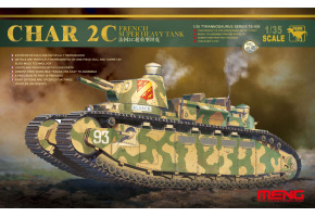 Збірна модель 1/35 Французький надважкий танк CHAR 2C Meng TS-009