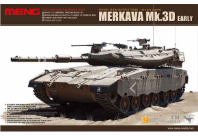 Scale model  1/35  Israeli heavy assault tank Merkava Mk.3D Early Meng TS-001