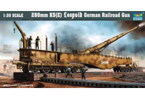 Збірна модель 1/35 Німецька 280 мм залізнична гармата К 5 Leopold Trumpeter 00207
