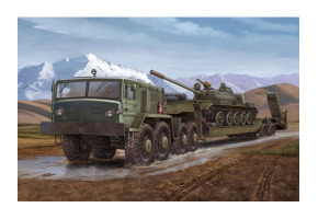Scale model 1/35 MAZ-537G with semi-trailer MAZ/ChMZAP 5247G Trumpeter 00211
