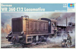 Збірна модель 1/35 Німецький локомотив WR 360 C12 Trumpeter 00216