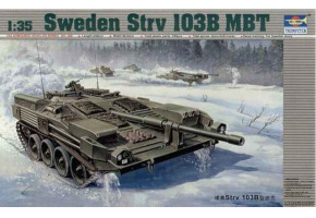 Scale model 1/35 Swedish tank Strv 103B MBT Trumpeter 00309