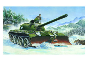 Збірна модель 1/35 Радянський танк T-55 з відвалом BTU-55 Trumpeter 00313