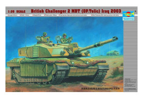 Scale model 1/35 British tank Challenger 2 MBT (OP. Telic) Iraq 2003 Trumpeter 00323