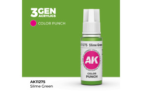 Акрилова фарба SLIME GREEN - COLOR PUNCH / ЗЕЛЕНИЙ СЛИЗ AK-interactive AK11275