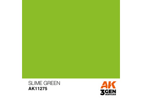 Акриловая краска SLIME GREEN – COLOR PUNCH / ЗЕЛЕНАЯ СЛИЗЬ АК-интерактив AK11275