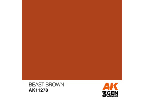 Acrylic paint BEAST BROWN – COLOR PUNCH AK-interactive AK11278