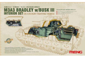 U.S. CAVALRY FIGHTING VEHICLE M3A3 BRADLEY w/BUSK III INTERIOR SET