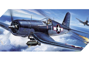 Збірна модель 1/72 Літак F4U-1 Corsair Academy 12457