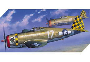 Збірна модель 1/72 Літак P-47D Thunderbolt [Razor-Back] Academy 12492