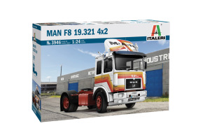 Scale model 1/24 truck / tractor Man F8 19.321 4x2 Italeri 3946