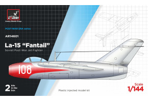 Збірна модель 1/144 Радянський реактивний винищувач Ла-15 Фантейл Armory Models Group 14601