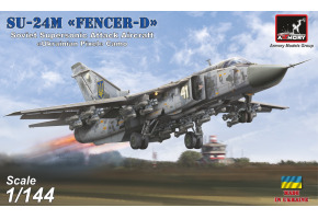 Збірна модель 1/144 Тактичний фронтовий бомбардувальник Су-24М український сучасний «піксельний» камуфляж Armory Models Group 14704