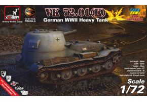 Збірна модель 1/72 Німецький прототип важкого танка VK 72.01(K) Armory Models Group 72202