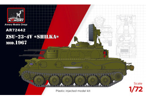 Збірна модель 1/72 Самохідна зенітна установка Шилка 23-4В мод. 1967 р. Armory Models Group 72442