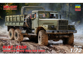Збірна модель 1/72 Радянський вантажний автомобіль КрАЗ-255Б з колісною формулою 6х6 Armory Models Group 72450