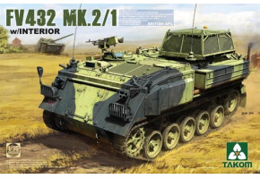 Збірна модель 1/35 Британський БТР FV432 MK.2/1, з інтер'єром Takom 2066