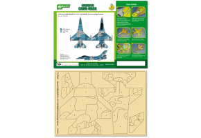 Фарбувальна маска Airbrush CAMO-MASK 1/72 F-16A NSAWC 60 Camoufl