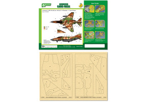 Airbrush CAMO-MASK for 1/48 IAF F-4 Phantom II Camo Scheme