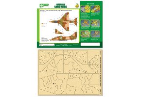 Airbrush CAMO-MASK for 1/48 IAF A-4E Skyhawk Camo Scheme