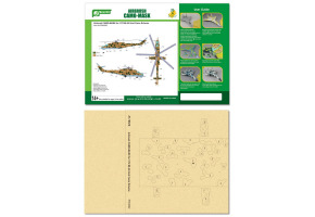 Airbrush CAMO-MASK for 1/72 Mi-24 Hind Camo Scheme