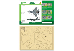 Airbrush CAMO-MASK for 1/72 SU-27 FLANKER Camo 2