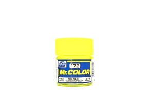 Fluorescent Yellow gloss, Mr. Color solvent-based paint 10 ml. (Флуоресцентний Жовтий глянсовий)